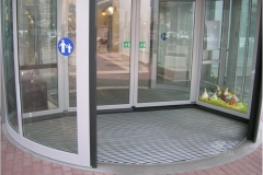 Tappeto tecnico in alluminio inserti alternati feltro e gomma - #1546