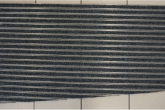 Tappeto tecnico in alluminio inserti in feltro - #1556