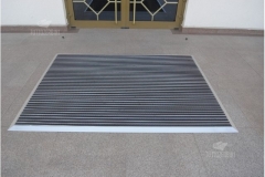 Tappeto tecnico in alluminio inserti spazzola - #1554