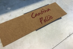 Zerbino personalizzato intarsiato a mano in chicco di riso - #1022