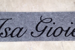 Zerbino personalizzato intarsiato a mano in chicco di riso - #1381