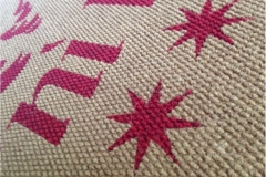 Zerbino personalizzato intarsiato a mano in chicco di riso - #1688