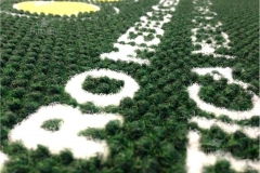 Zerbino personalizzato intarsiato a mano in chicco di riso - #1843