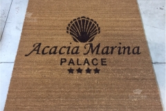 Zerbino personalizzato intarsiato a mano in cocco naturale - #1027