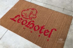 Zerbino personalizzato intarsiato a mano in cocco naturale - #1030