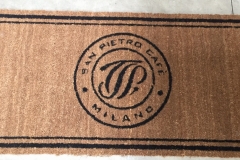 Zerbino personalizzato intarsiato a mano in cocco naturale - #1031