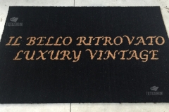 Zerbino personalizzato intarsiato a mano in cocco naturale - #1032