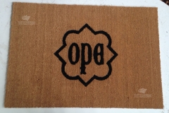 Zerbino personalizzato intarsiato a mano in cocco naturale - #1053