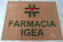 Zerbino personalizzato intarsiato a mano in cocco naturale - #1676