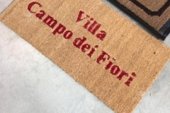 Zerbino personalizzato intarsiato a mano in cocco naturale - #1677