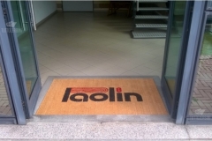 Zerbino personalizzato intarsiato a mano in cocco naturale - #1678