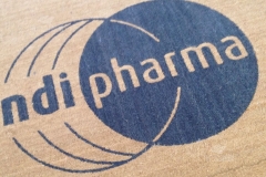 Zerbino personalizzato intarsiato a mano in cocco naturale - #1684