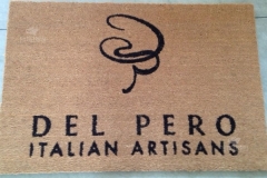 Zerbino personalizzato intarsiato a mano in cocco naturale - #1685