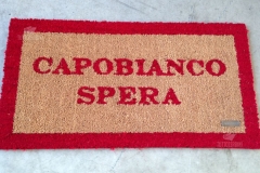 Zerbino personalizzato intarsiato a mano in cocco naturale - #1838