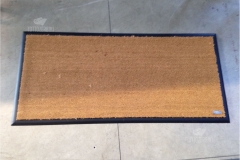 Zerbino personalizzato intarsiato a mano in cocco naturale - #1849