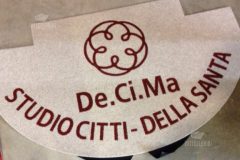 Zerbino personalizzato intarsiato a mano in cocco sintetico - #1092