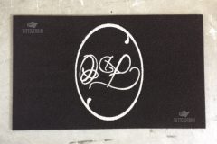 Zerbino personalizzato intarsiato a mano in cocco sintetico - #1127