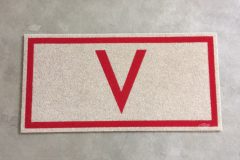 Zerbino personalizzato intarsiato a mano in cocco sintetico - #1140