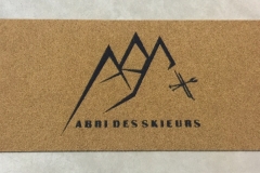 Zerbino personalizzato intarsiato a mano in cocco sintetico - #1182