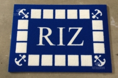 Zerbino personalizzato intarsiato a mano in cocco sintetico - #1185