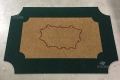 Zerbino personalizzato intarsiato a mano in cocco sintetico - #1192