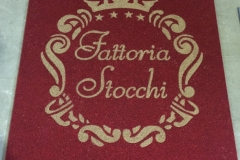 Zerbino personalizzato intarsiato a mano in cocco sintetico - #1194