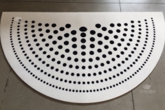 Zerbino personalizzato intarsiato a mano in cocco sintetico - #1196