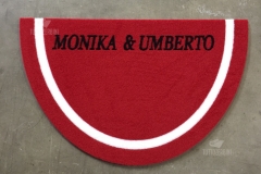 Zerbino personalizzato intarsiato a mano in cocco sintetico - #1207