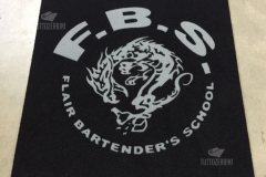 Zerbino personalizzato intarsiato a mano in cocco sintetico - #1209