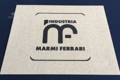 Zerbino personalizzato intarsiato a mano in cocco sintetico - #1227