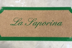 Zerbino personalizzato intarsiato a mano in cocco sintetico - #1246