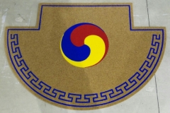 Zerbino personalizzato intarsiato a mano in cocco sintetico - #1313