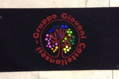 Zerbino personalizzato intarsiato a mano in cocco sintetico - #1330