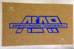 Zerbino personalizzato intarsiato a mano in cocco sintetico - #1351
