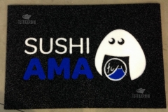 Zerbino personalizzato intarsiato a mano in cocco sintetico - #1368