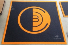 Zerbino personalizzato intarsiato a mano in cocco sintetico - #1388