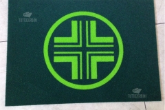 Zerbino personalizzato intarsiato a mano in cocco sintetico - #1407