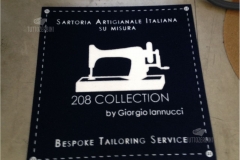 Zerbino personalizzato intarsiato a mano in cocco sintetico - #1410