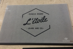 Zerbino personalizzato intarsiato a mano in cocco sintetico - #1414