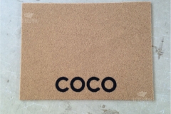 Zerbino personalizzato intarsiato a mano in cocco sintetico - #1438