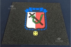 Zerbino personalizzato intarsiato a mano in cocco sintetico - #1515