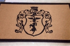 Zerbino personalizzato intarsiato a mano in cocco sintetico - #1579