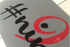 Zerbino personalizzato intarsiato a mano in cocco sintetico - #1609