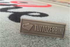 Zerbino personalizzato intarsiato a mano in cocco sintetico - #1610