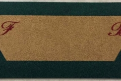 Zerbino personalizzato intarsiato a mano in cocco sintetico - #1650