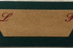 Zerbino personalizzato intarsiato a mano in cocco sintetico - #1651