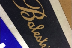 Zerbino personalizzato intarsiato a mano in cocco sintetico - #1662