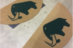 Zerbino personalizzato intarsiato a mano in cocco sintetico - #1670