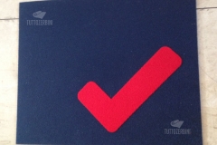 Zerbino personalizzato intarsiato a mano in cocco sintetico - #1760