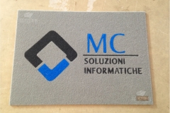 Zerbino personalizzato intarsiato a mano in cocco sintetico - #1815